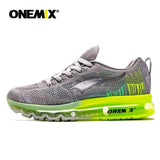 ONEMIX Men's Sport Running Shoes Music Rhythm Men's Sneakers Breathable Mesh Outdoor Athletic Shoe Light Male Shoe Size EU 39-47