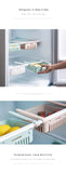 OYOURLIFE Adjustable Refrigerator Storage Box Multi-purpose Slide Drawer Organizer Refrigerator Storage Shelf Kitchen Storage