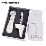 Facial Skin Rejuvenation RF EMS Mesotherapy Face Lifting Tightening Device  Beauty LED Photon Blackhead Acne Wrinkle Remover