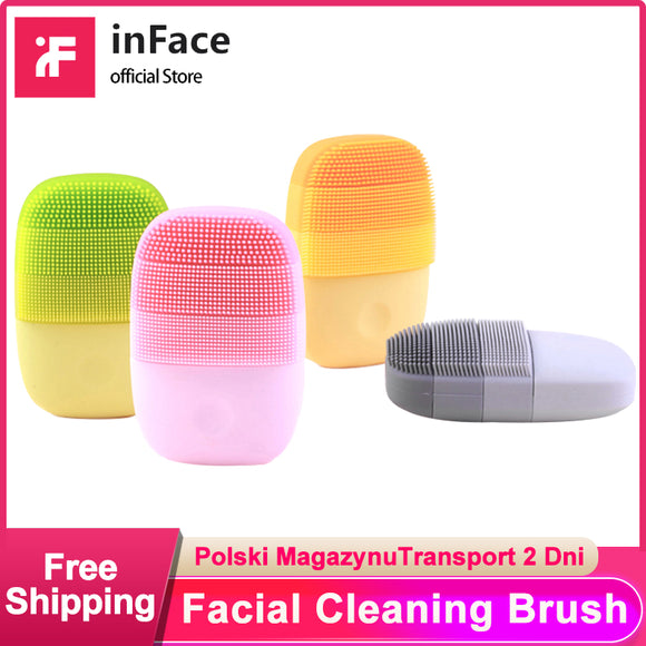 InFace Offical Facial Cleaning Brush Mijia Deep Cleansing Face Waterproof Silicone Electric Sonic Cleanser Xiaomi Supply Chain