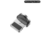 Ykz cabo magnético micro cabo usb para iphone samsung tipo c carga magnética cabo usb micro usb c ímã telefone cabo de iluminação