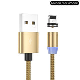 Ykz cabo magnético micro cabo usb para iphone samsung tipo c carga magnética cabo usb micro usb c ímã telefone cabo de iluminação