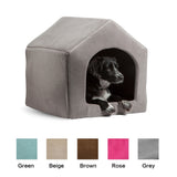 Home Shape Foldable Pet Cat Cave House Cat Kitten Bed Cama Para Cachorro Soft Winter Warm Dogs Kennel Nest Dog Cat