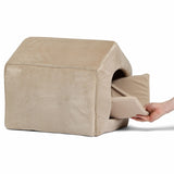 Home Shape Foldable Pet Cat Cave House Cat Kitten Bed Cama Para Cachorro Soft Winter Warm Dogs Kennel Nest Dog Cat