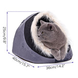 Home Shape Foldable Pet Cat Cave House Cat Kitten Bed Cama Para Cachorro Soft Winter Warm Dogs Kennel Nest Dog Cat