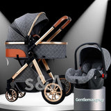 Fast Shipping Free Shipping Free Duty Baby Stroller High Landscape Carriage  New 3in1 Pram  on 2021