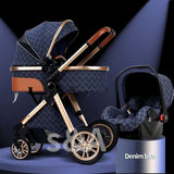 Fast Shipping Free Shipping Free Duty Baby Stroller High Landscape Carriage  New 3in1 Pram  on 2021