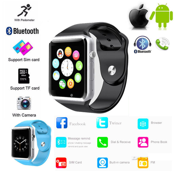 Bluetooth Sports Gsm Phone Mate Smart Wristwatch For Android