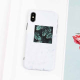 LOVECOM Art Flowers Banana Leaf Phone Case For iPhone XS Max XR 6 6S 7 8 Plus X Retro Style Flower Floral Soft Phone Back Cover